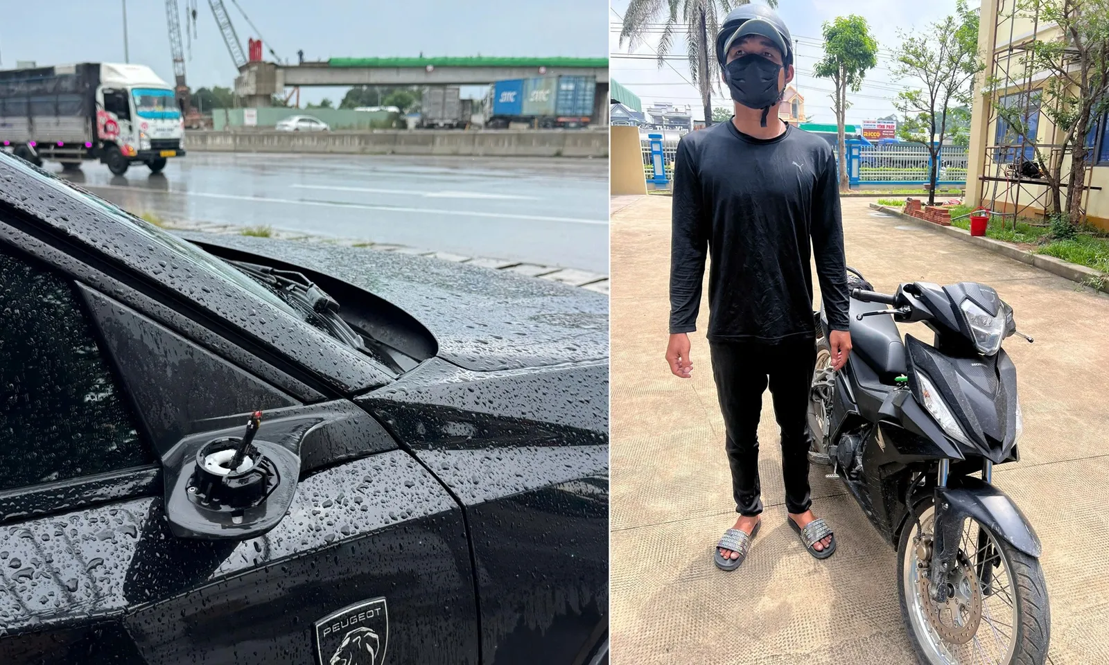 Truy bắt nhanh đối tượng trộm gương chiếu hậu xe ôtô