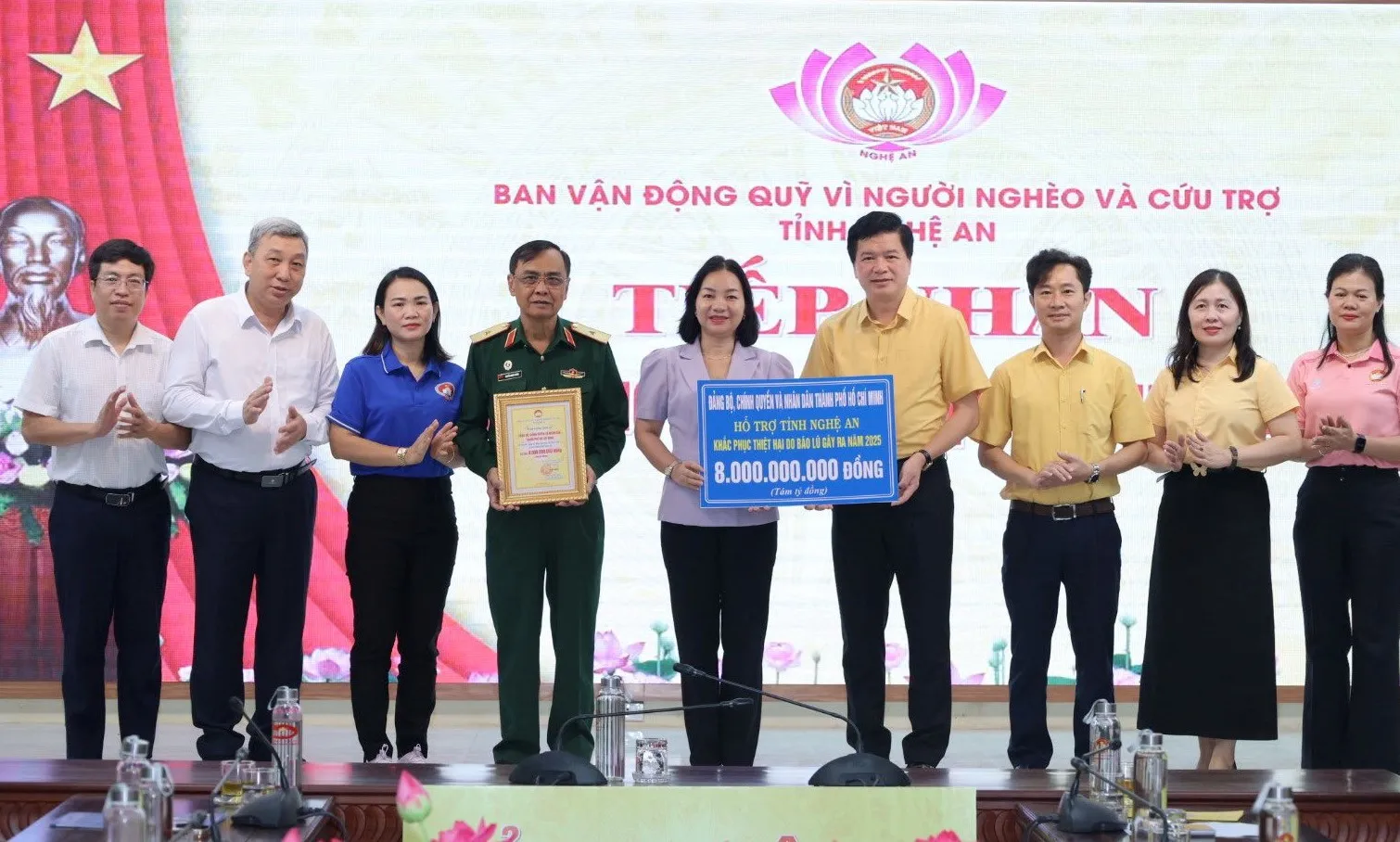 TPHCM hỗ trợ 8 tỷ đồng giúp Nghệ An khắc phục thiệt hại do bão lũ