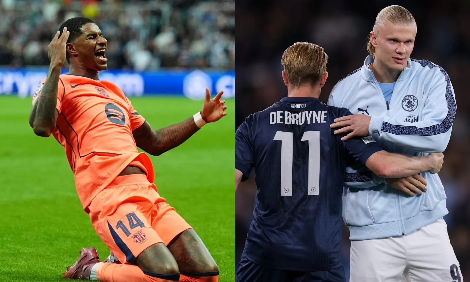 Kết quả Champions League hôm nay: Rashford giúp Barca hạ Newcastle | Ngày về buồn của De Bruyne 