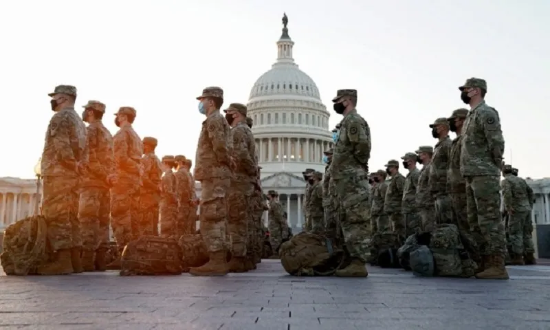 Binh sĩ Vệ binh Quốc gia - Ảnh Re