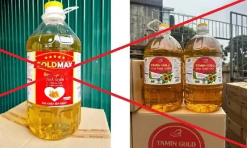 Khởi tố vụ án sản xuất dầu ăn giả nhãn hiệu Gold Max, Tamin Gold, ChiCa