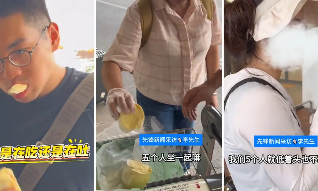 Gia đình du khách ăn hết 5,5kg sầu riêng trước giờ bay, gây “sự cố mùi” trên máy bay