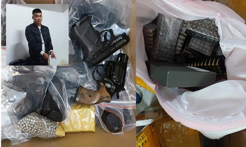 Bắt giữ nghi phạm tàng trữ, mua bán trái phép nhiều súng đạn