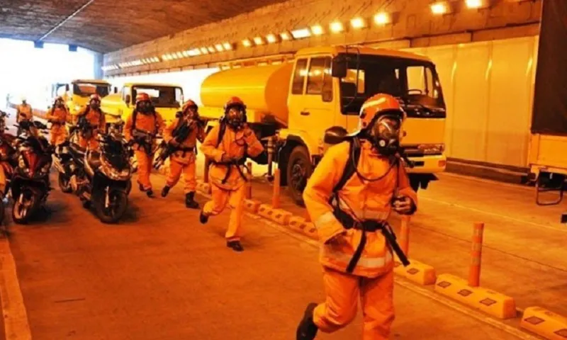 TPHCM: Ngày 23, 24 và 26/9, điều chỉnh giao thông hầm sông Sài Gòn