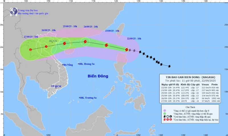 Thủ tướng chỉ đạo ứng phó siêu bão Ragasa với biện pháp cao nhất