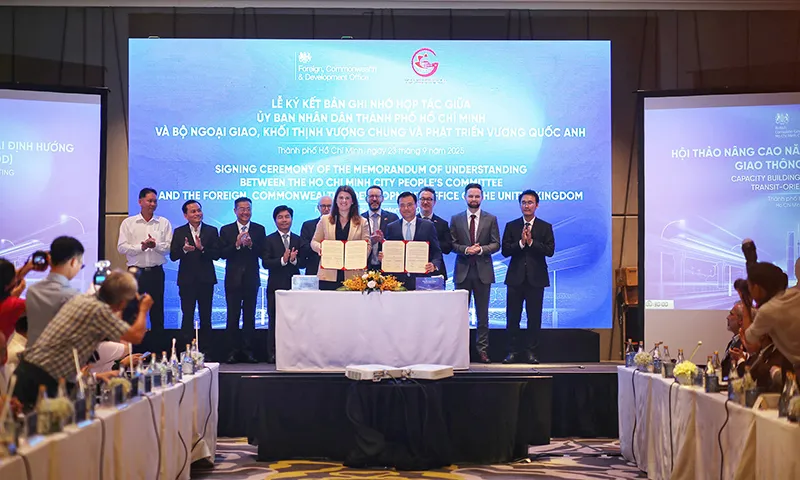 TPHCM ký kết hợp tác với Vương quốc Anh kinh nghiệm phát triển TOD