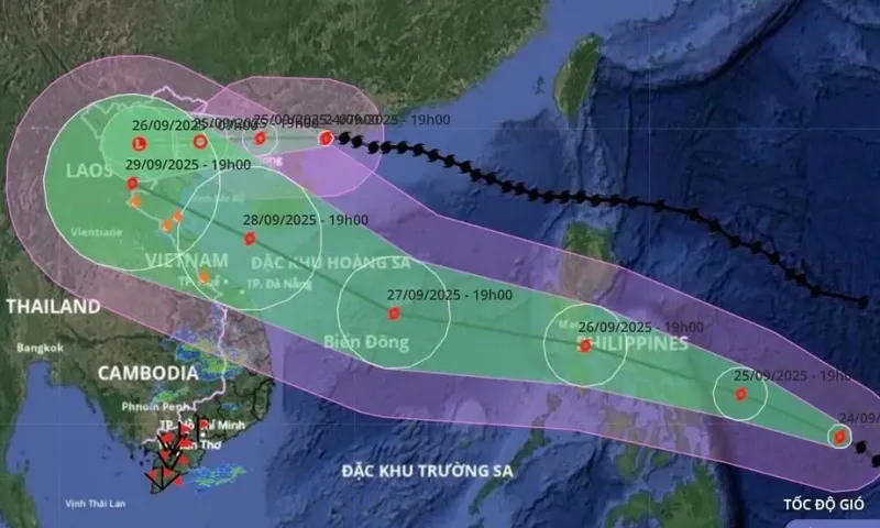 Bão số 9 suy yếu nhanh