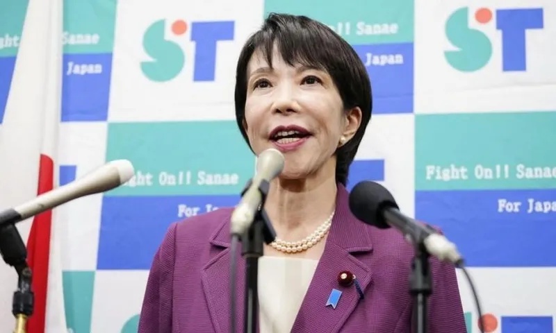 Ứng cử viên Sanae Takaichi hứa thúc đẩy hợp tác Nhật – Hàn