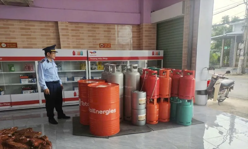 Doanh nghiệp ở Đồng Tháp bị xử phạt gần 220 triệu đồng vì vi phạm kinh doanh khí 