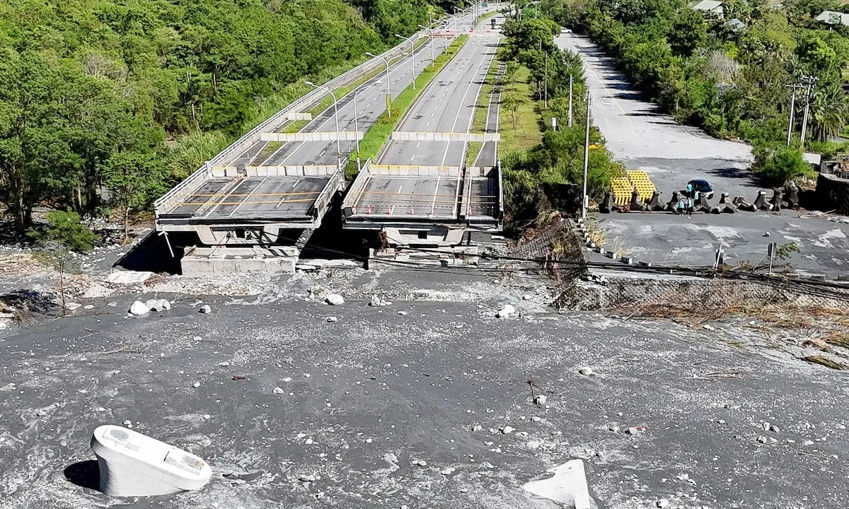 Đài Loan (Trung Quốc) tiếp tục tìm kiếm người mất tích vì lũ quét do siêu bão Ragasa