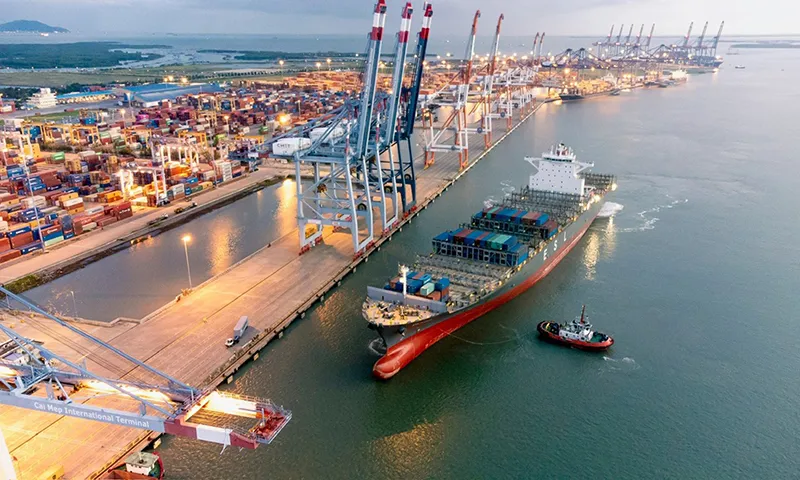 Cảng biển Cái Mép thường xuyên được xếp thứ hạng cao trong các cảng container hiệu quả toàn cầu