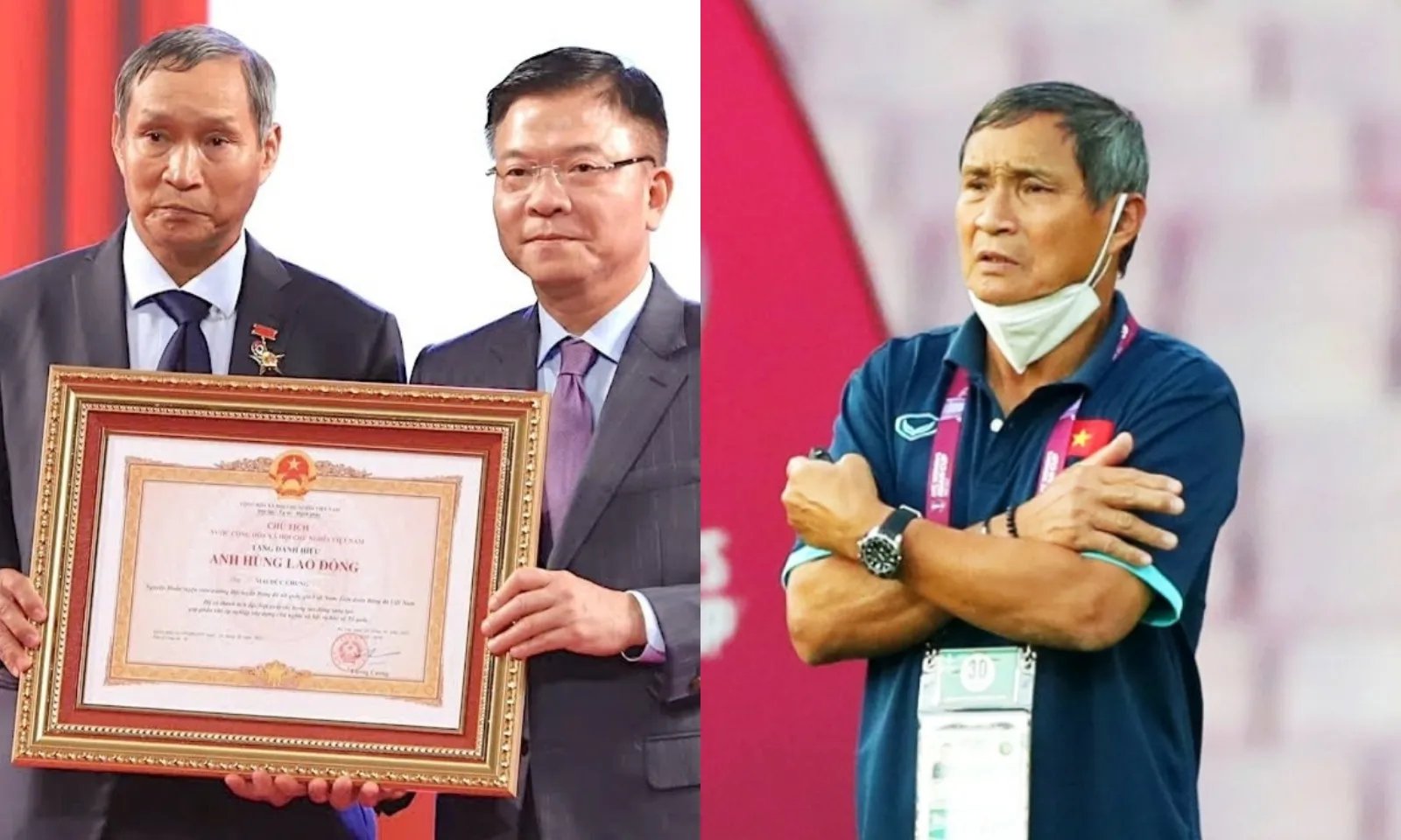 HLV Mai Đức Chung được trao tặng danh hiệu Anh hùng Lao động