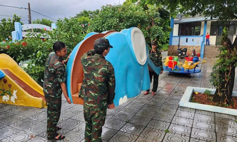 Học sinh Quảng Trị nghỉ học ngày 29-9 để tránh bão