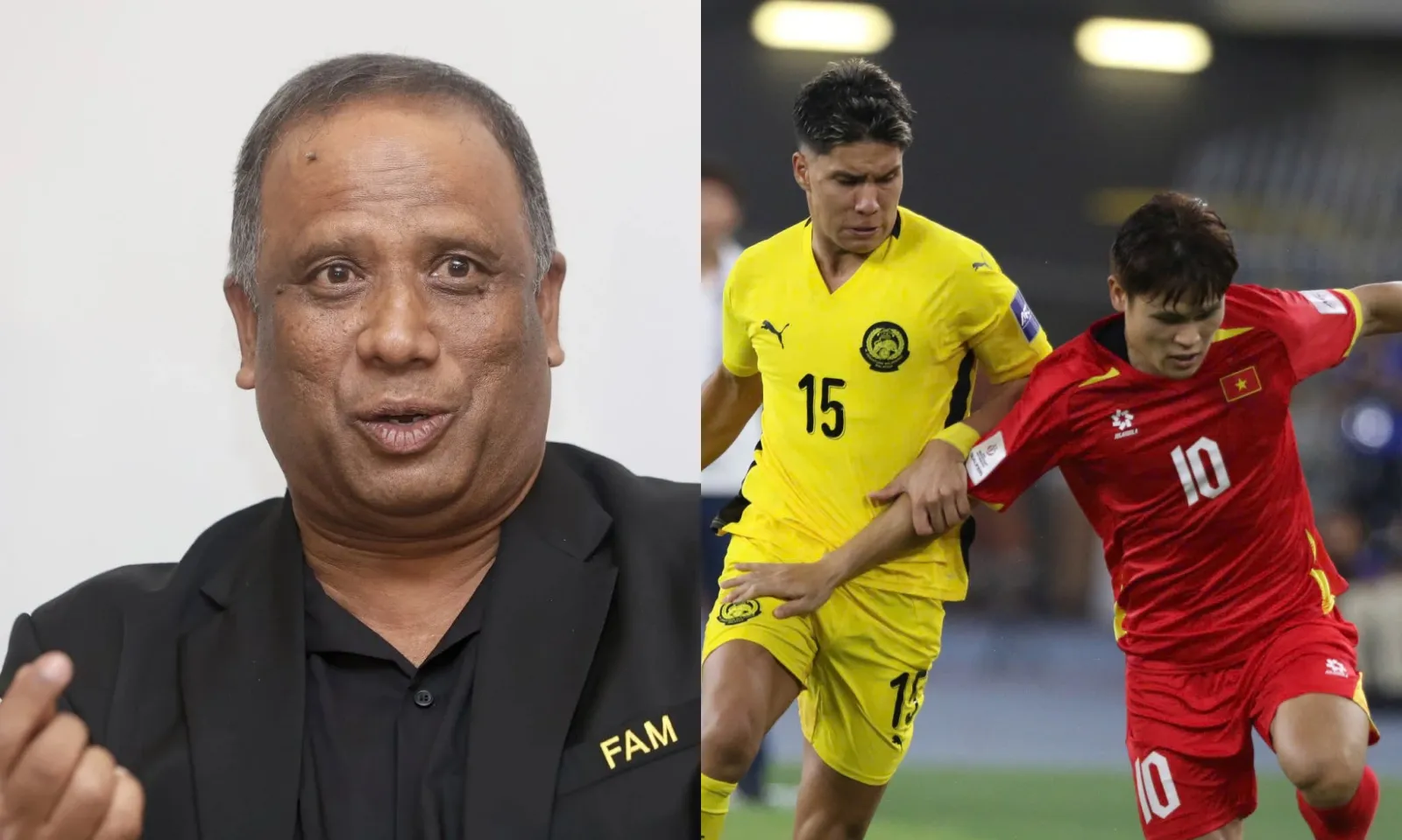 Lãnh đạo bóng đá Malaysia ám chỉ FIFA thiên vị tuyển Việt Nam