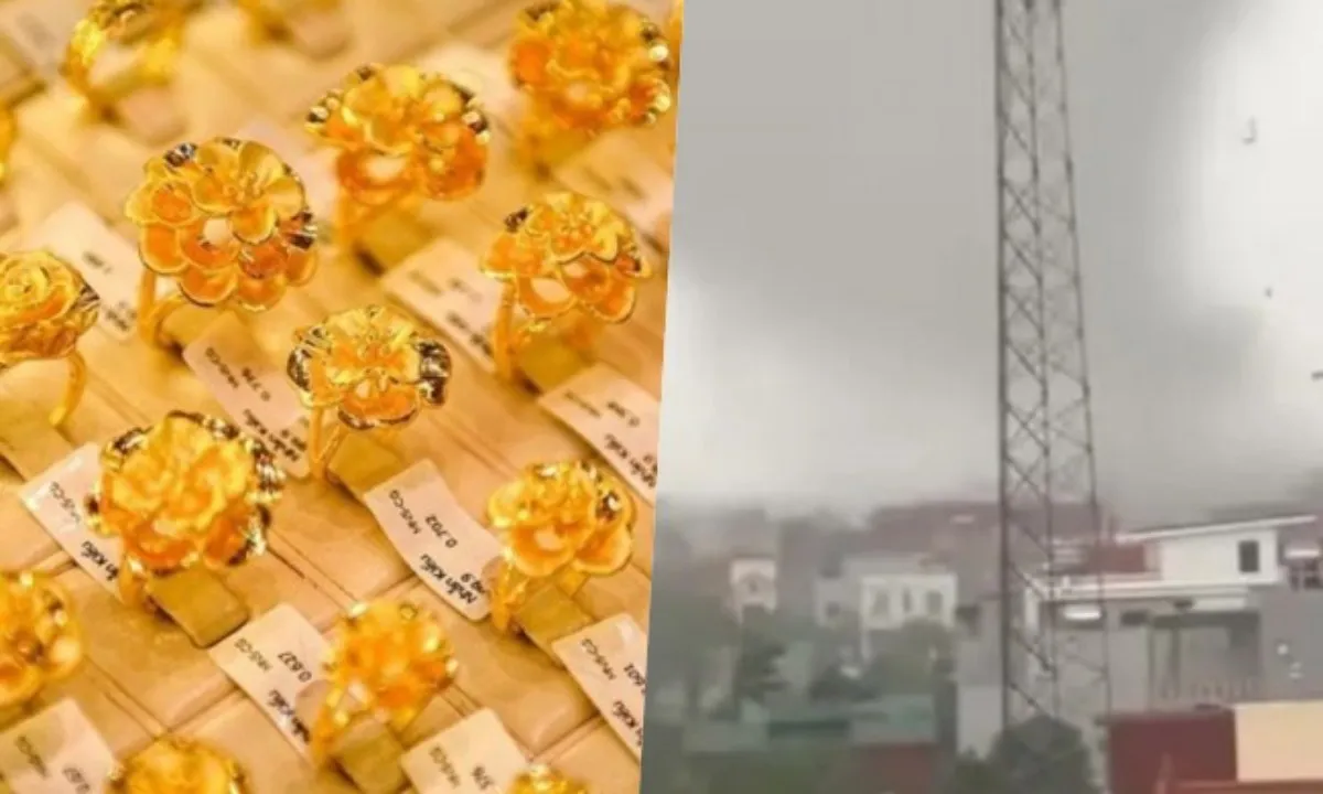 Điểm tin trưa 29/9: Giá vàng tăng mạnh | Vòi rồng xuất hiện trong bão số 10