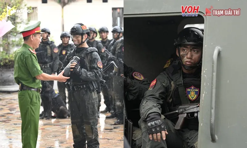 MONO nghẹn ngào trong ngày chia tay lực lượng Phòng, chống khủng bố