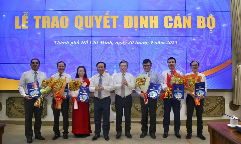 TPHCM: Công bố quyết định bổ nhiệm lãnh đạo Đài Phát thanh và Truyền hình TPHCM