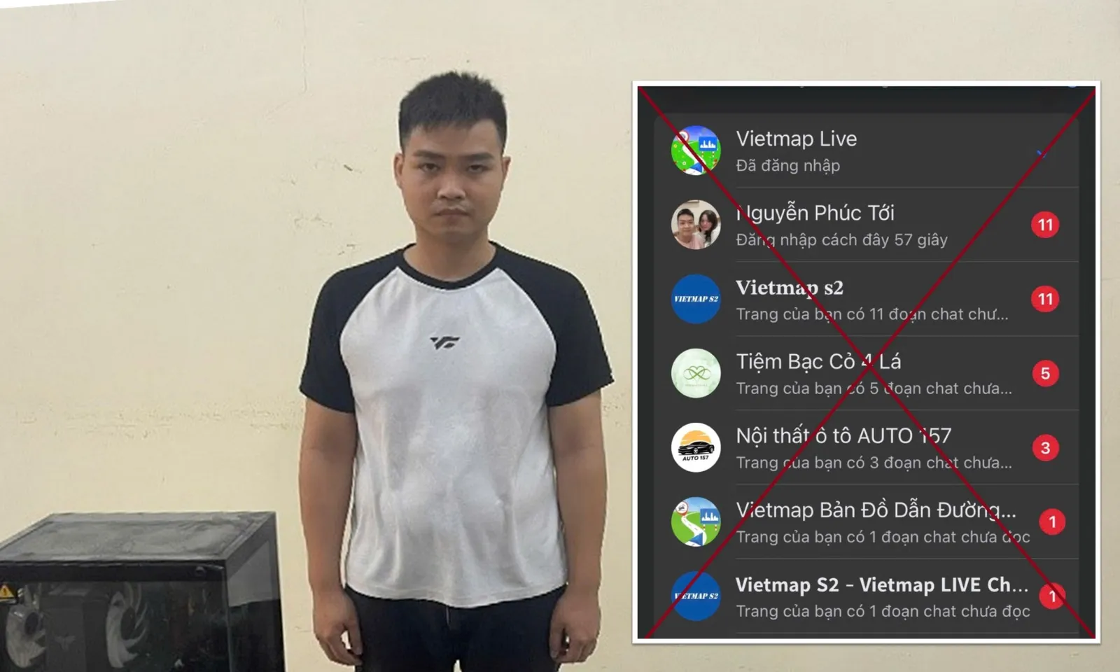 Bắt đối tượng lừa bán 1 tài khoản phần mềm Vietmap cho 500 người để chiếm đoạt tiền