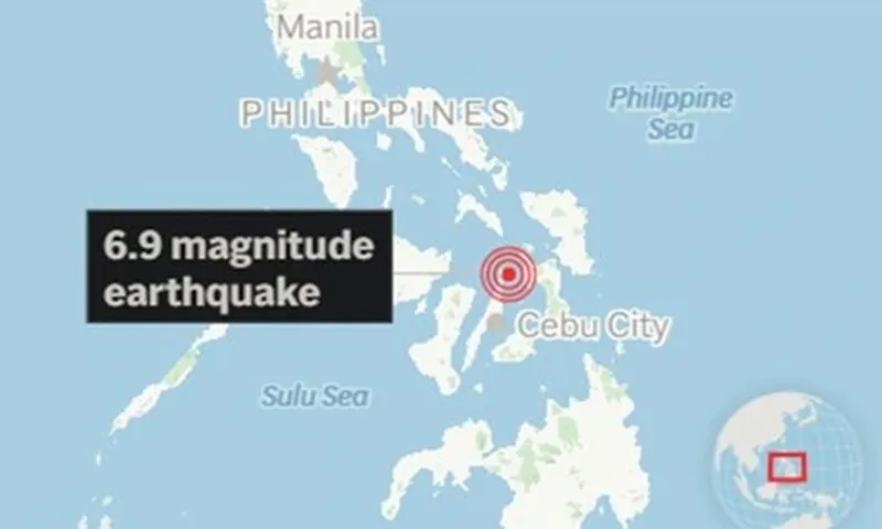 Động đất mạnh tại Philippines: Ít nhất 13 người thiệt mạng, hàng chục người bị thương