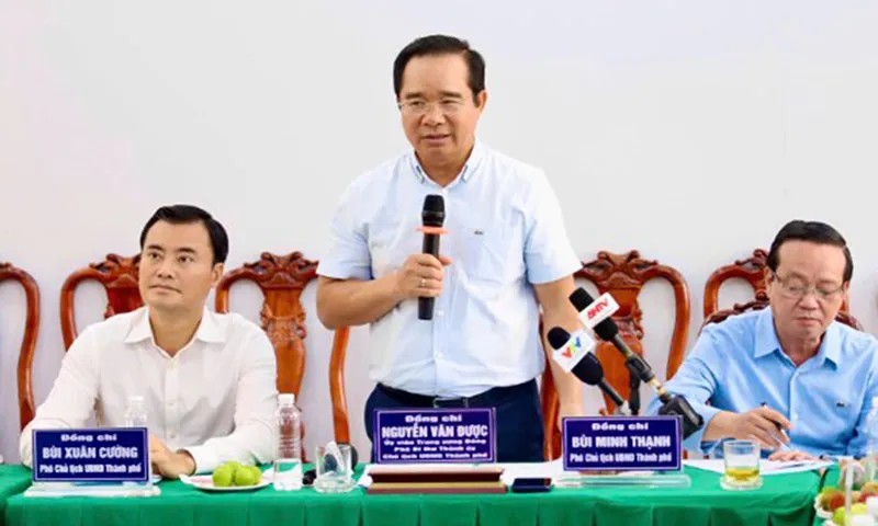 Chủ tịch UBND TP Nguyễn Văn Được đề nghị chi trả tiền GPMB dự án trong năm 2025.