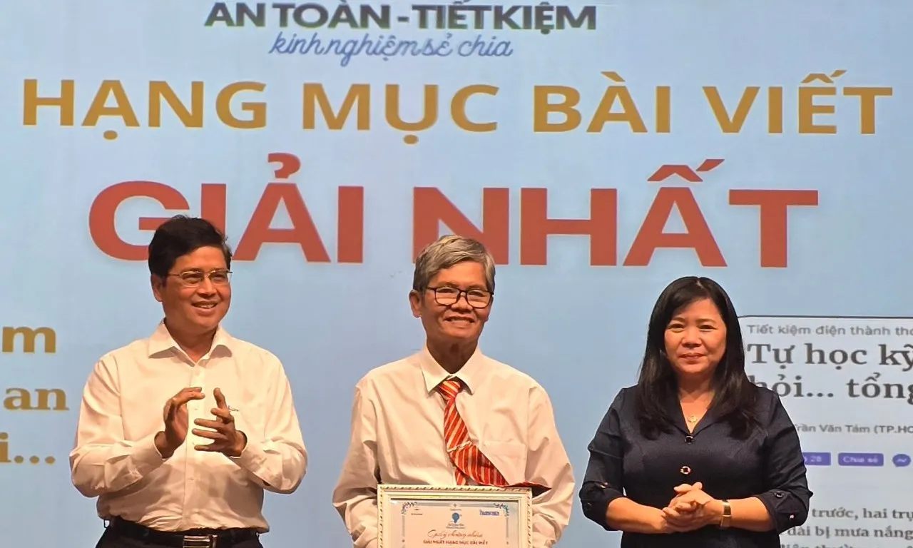 Trao giải cuộc thi Tiết kiệm điện thành thói quen lần 3: Lan tỏa những kinh nghiệm ý nghĩa