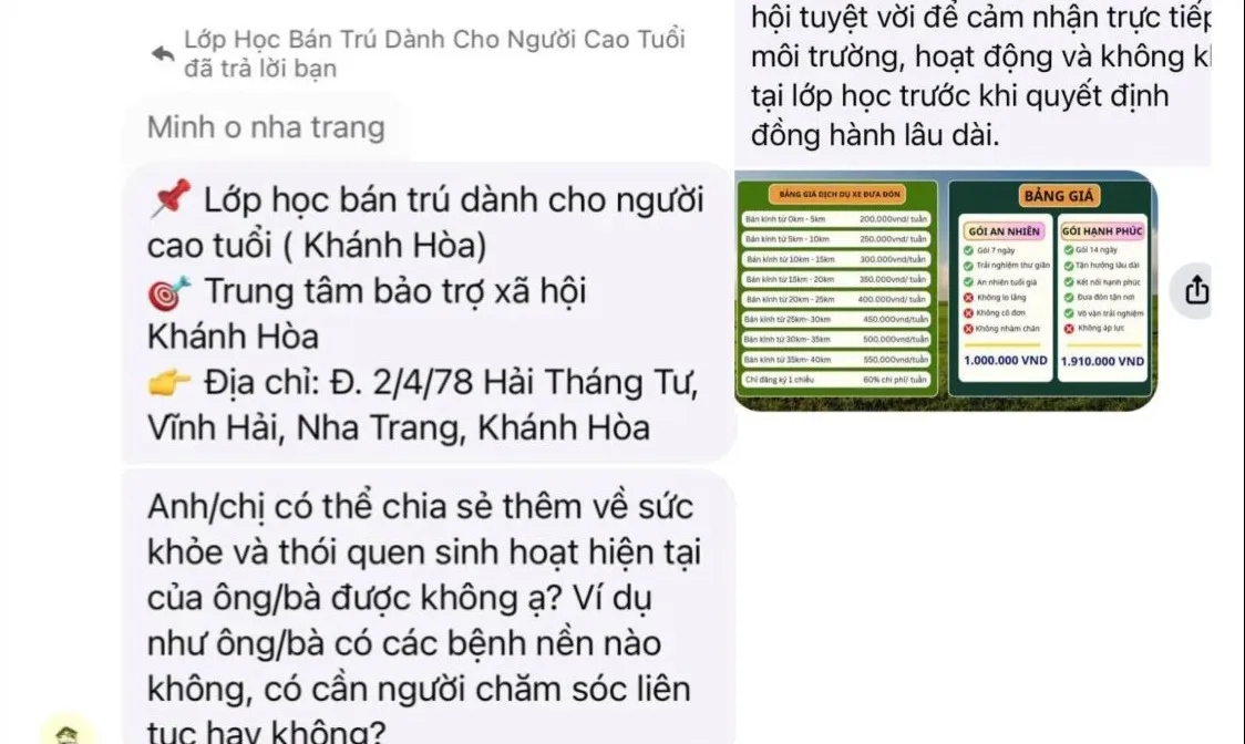 Khánh Hòa cảnh báo chiêu trò mạo danh mở lớp bán trú cho người cao tuổi để lừa đảo
