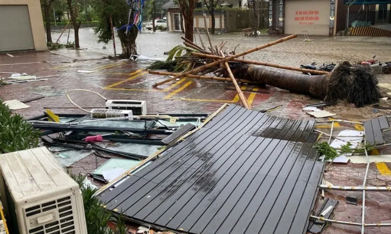 Một số mức hỗ trợ cụ thể đối với việc khắc phục thiệt hại của bão số 10