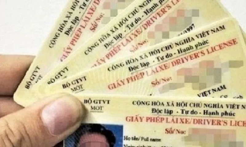 Giấy phép lái xe có thêm phương thức xác thực