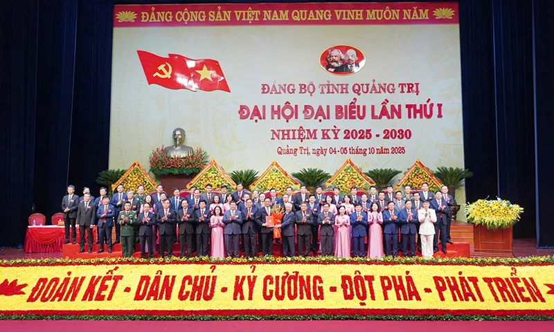 Ban Chấp hành Đảng bộ tỉnh Quảng Trị nhiệm kỳ 2025-2030