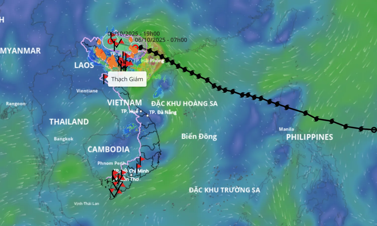 Bão số 11 suy yếu thành áp thấp, Bắc Bộ mưa lớn kéo dài