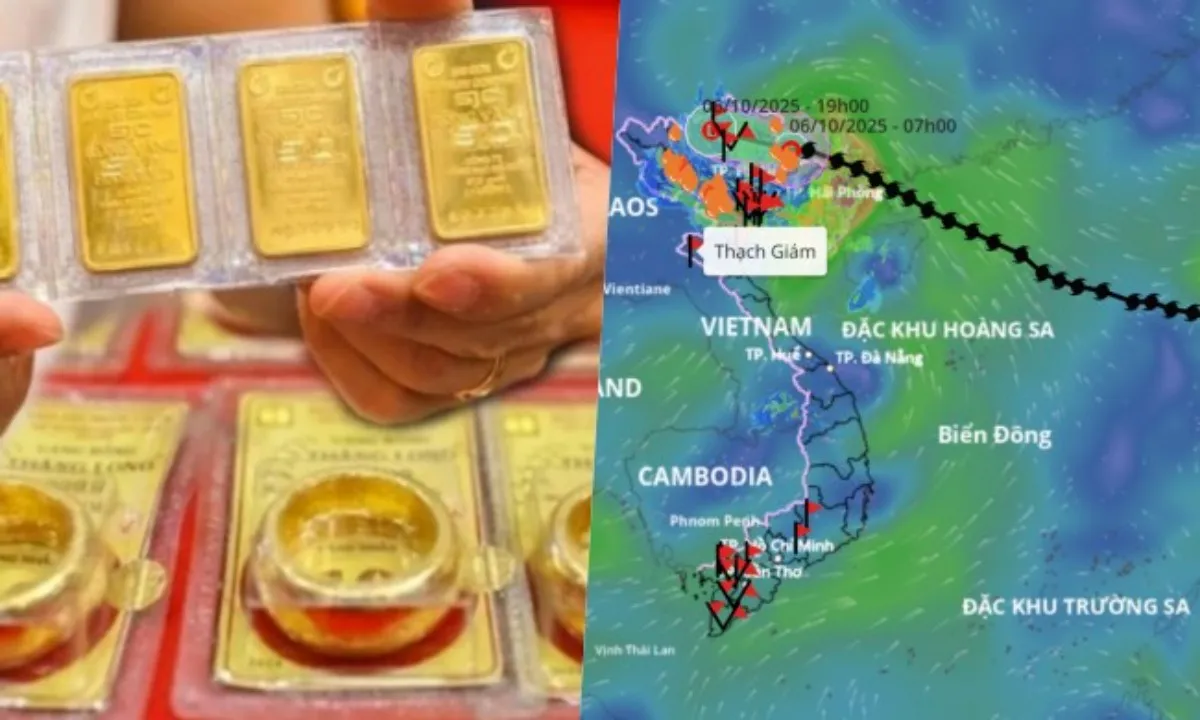Điểm tin trưa 6/10: Giá vàng tăng | Bão số 11 vào đất liền Trung Quốc