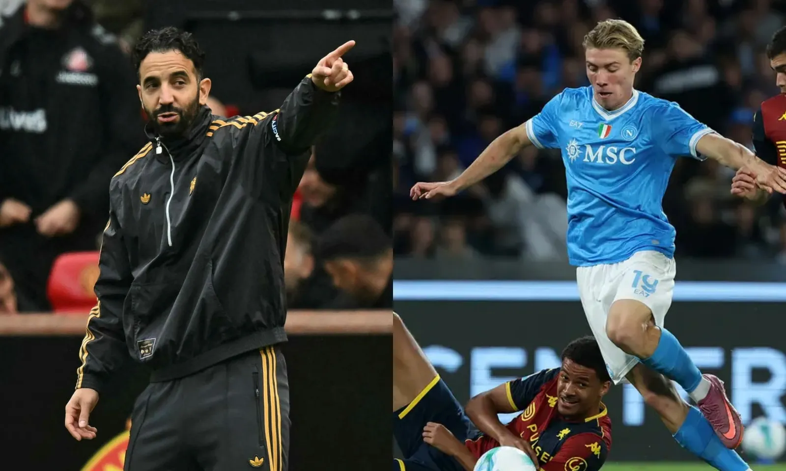 Hojlund tâng bốc Conte, chỉ ra điểm hơn Amorim