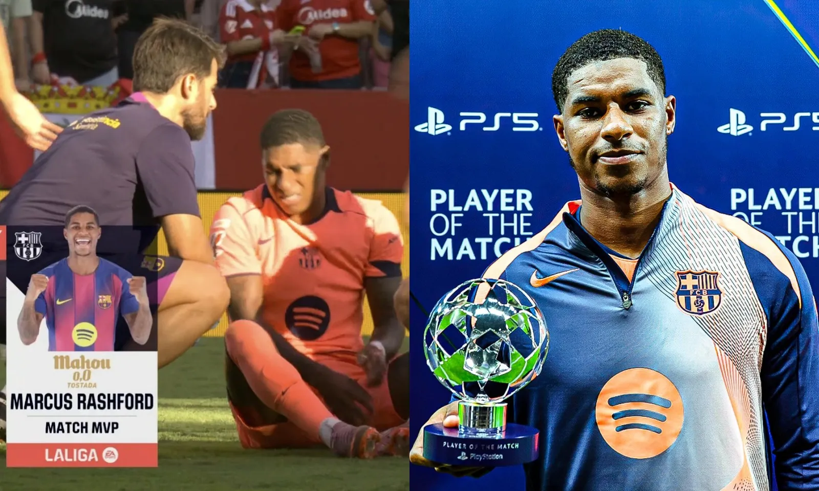 Hy hữu! Rashford được bầu xuất sắc nhất trận dù Barca đại bại 1-4