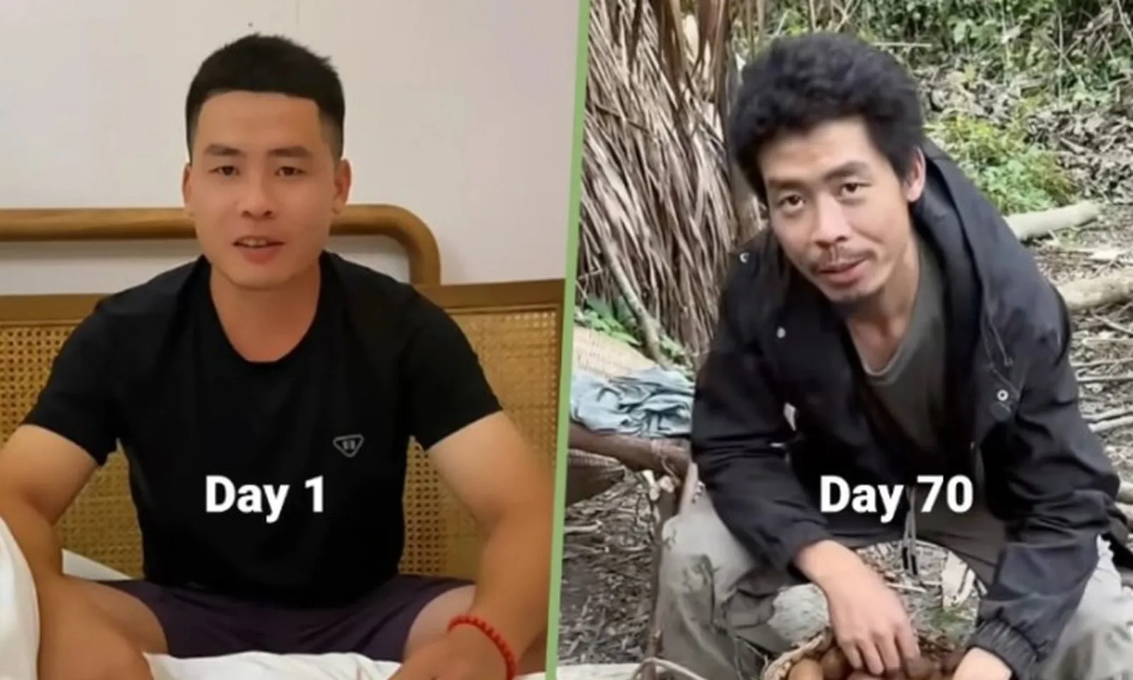 70 ngày sinh tồn trong rừng sâu: người đàn ông Trung Quốc giành giải 350 triệu đồng