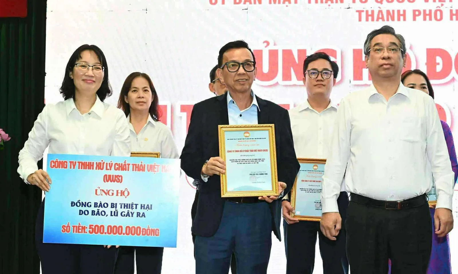 VWS ủng hộ 500 triệu đồng cho đồng bào thiệt hại do bão lũ tại các tỉnh Bắc Bộ và bắc Trung Bộ