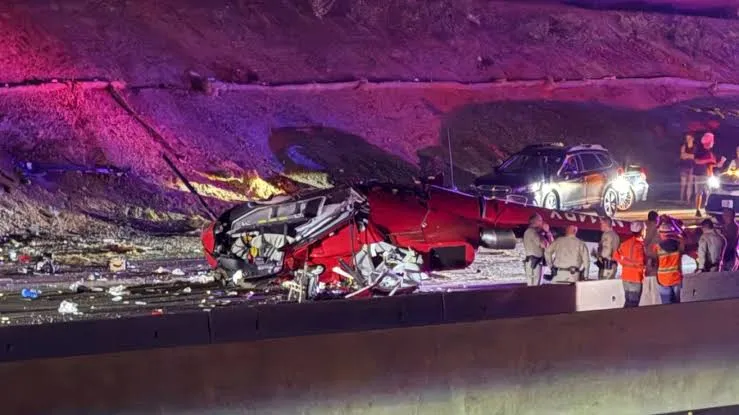 Medical-Helicopter-Crashes-On-California-Highway-Three-Injured-1