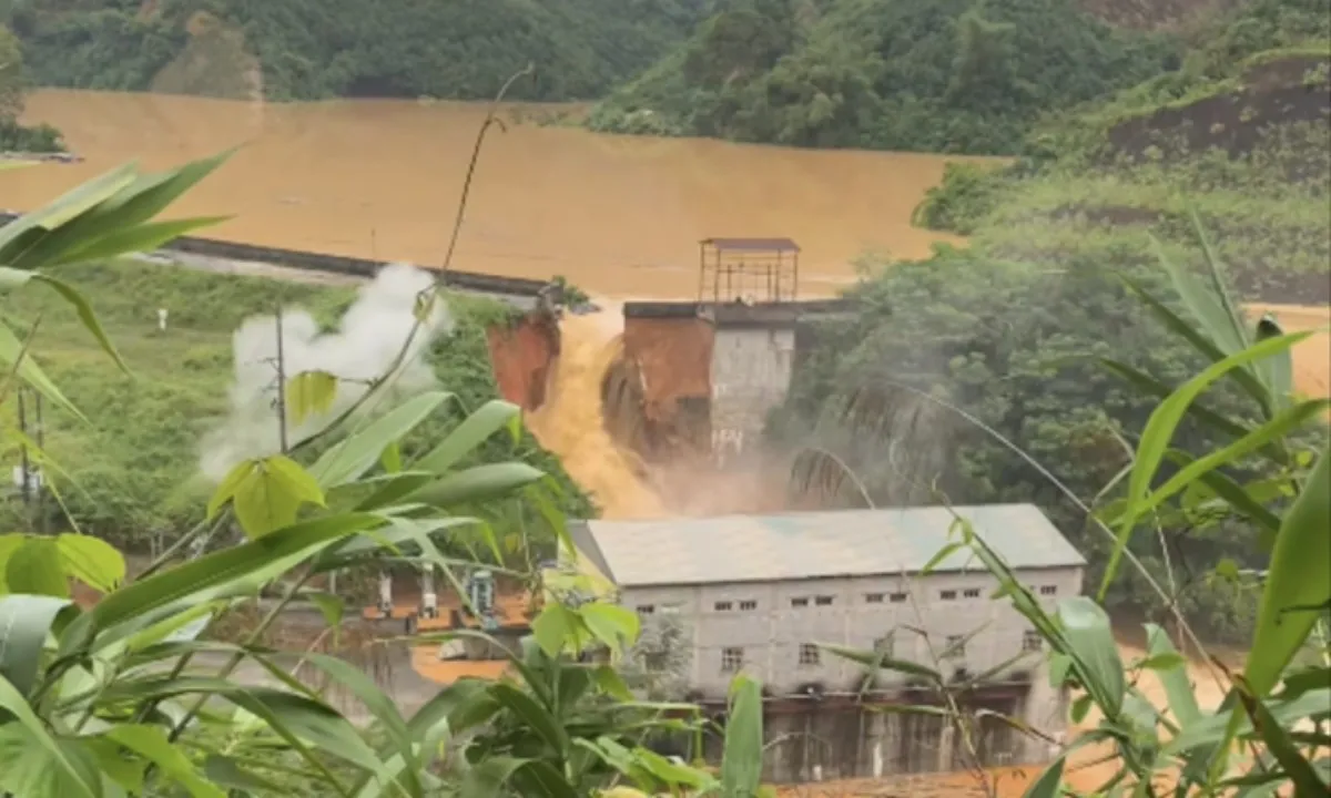 Vỡ đập thủy điện Bắc Khê 1 ở Lạng Sơn