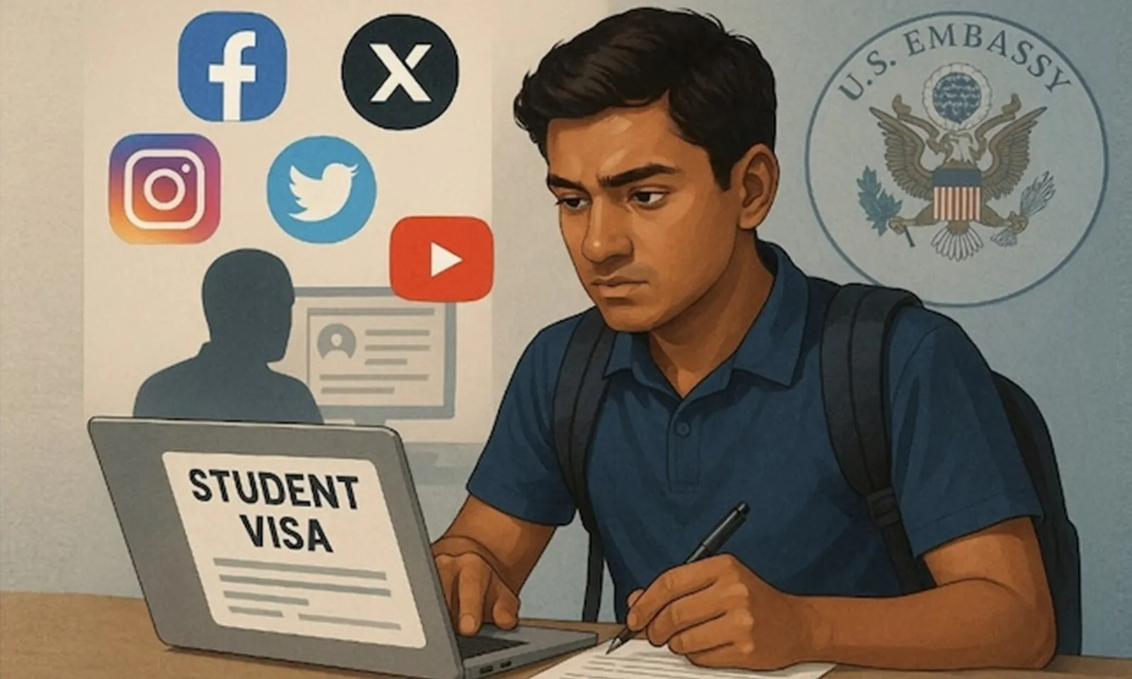 Lượng sinh viên Ấn Độ xin thị thực du học Mỹ giảm sốc hơn 44%