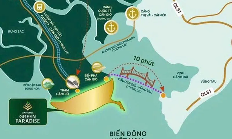 Sở Tài chính phối hợp tham mưu làm đường vượt biển Cần Giờ - Vũng Tàu trước ngày 10/10