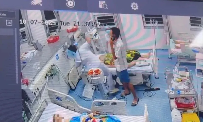 Điều dưỡng Bệnh viện Vũng Tàu bị người nhà bệnh nhân hành hung ngay trong ca trực