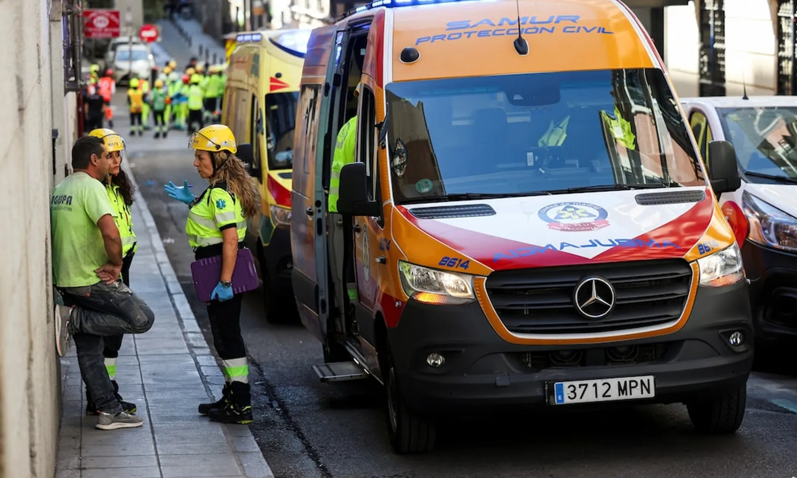 Sập tòa nhà 6 tầng tại Madrid, 4 người thiệt mạng