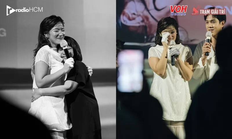Cece Trương và mẹ ôm nhau bật khóc tại họp báo