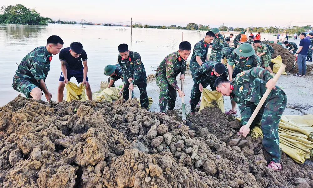 Công điện khẩn về bảo vệ đê điều trước lũ lịch sử trên sông Cầu, sông Thương, sông Cà Lồ
