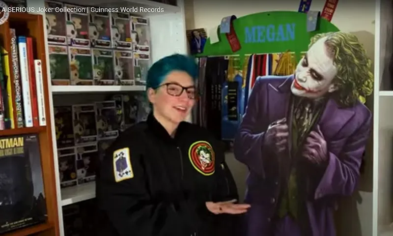 Megan Pierce và Bộ sưu tập Joker đạt Kỷ lục Guinness Thế giới 2