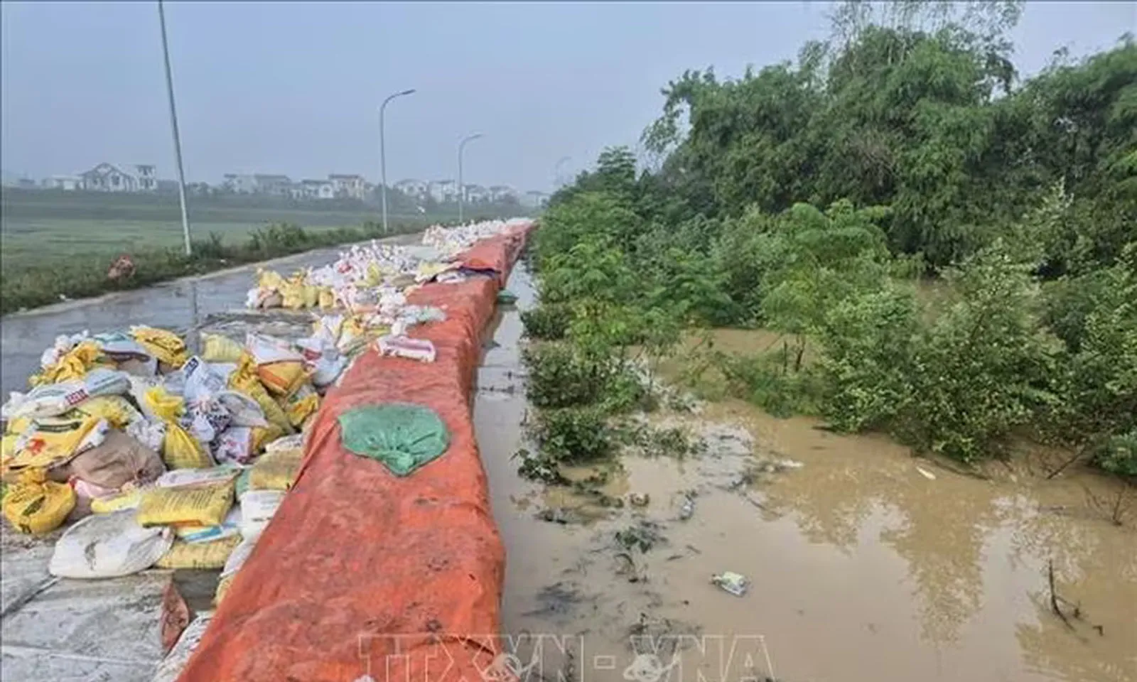 Mưa lũ sau bão số 11 làm ảnh hưởng 59 sự cố đê tại nhiều địa phương