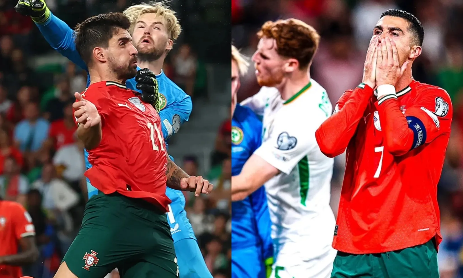 Ronaldo bỏ lỡ penalty, được đồng đội Bồ Đào Nha cứu rỗi ở phút 90+1