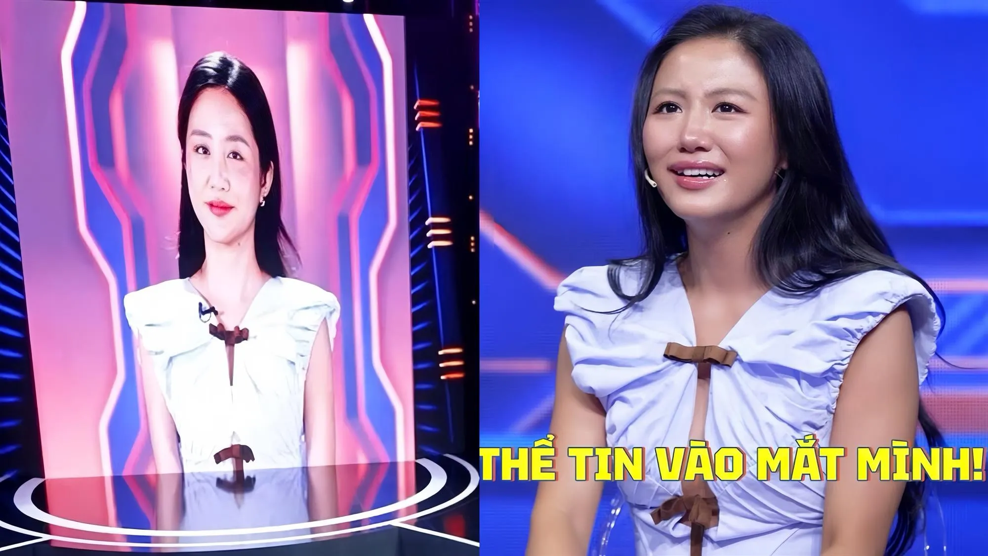 VĂN MAI HƯƠNG BẤT NGỜ VÌ SONG TRÙNG QUÁ GIỐNG MÌNH