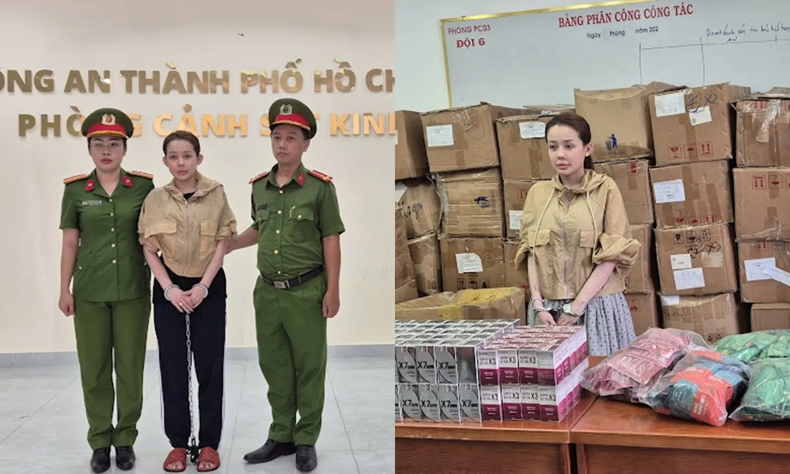 Hot girl Ngân 98 bị bắt 