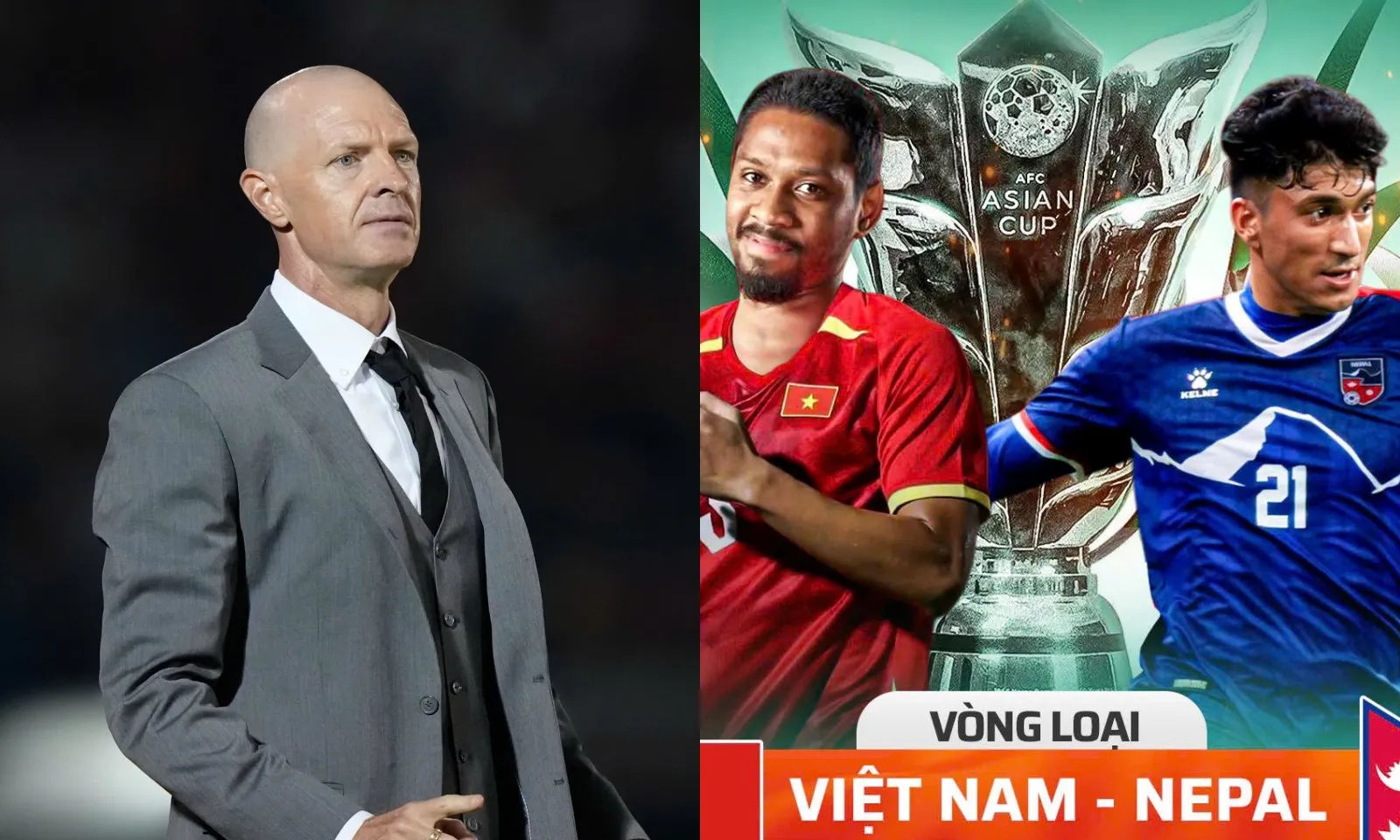 HLV Nepal... cầu mưa lớn ngáng đường tuyển Việt Nam 