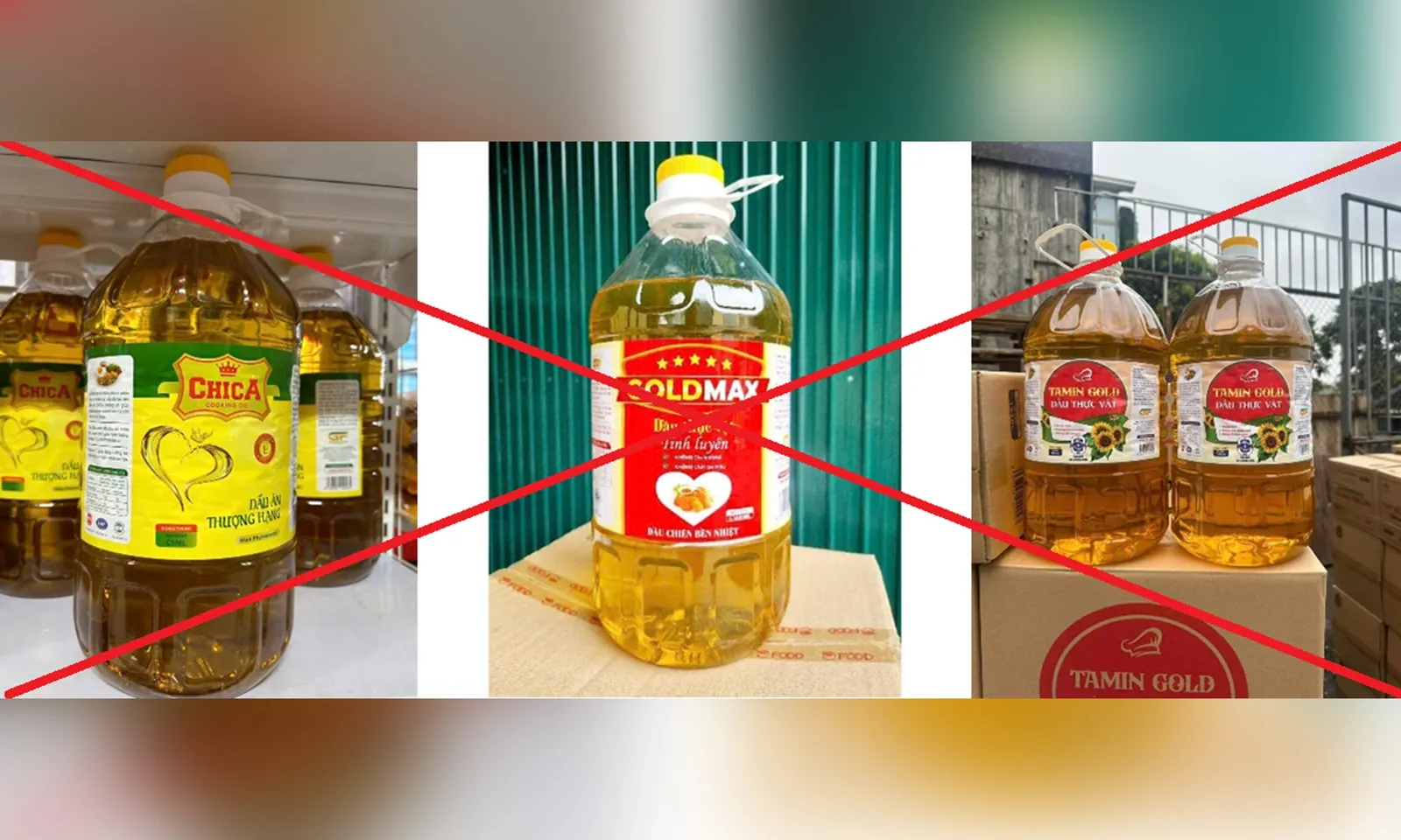 Khuyến cáo người dân không sử dụng 6 nhãn hiệu dầu thực vật giả